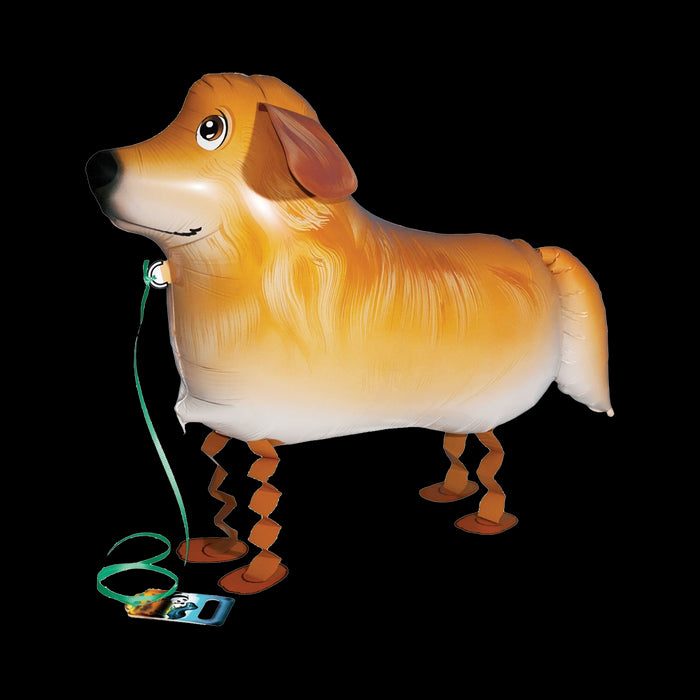 Airwalker Folienballon "Golden Retriever" | 73cm