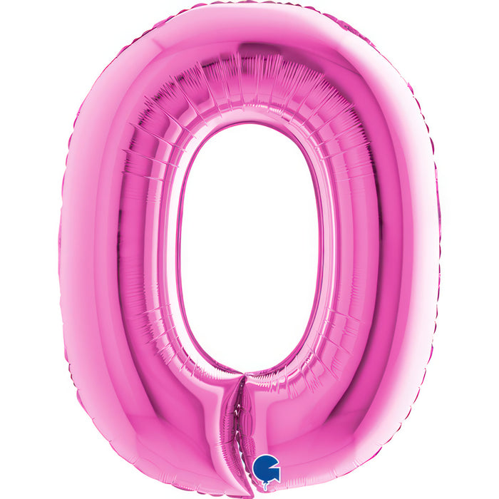 Riesenzahl Folienballon 40"/102cm | Pink #0