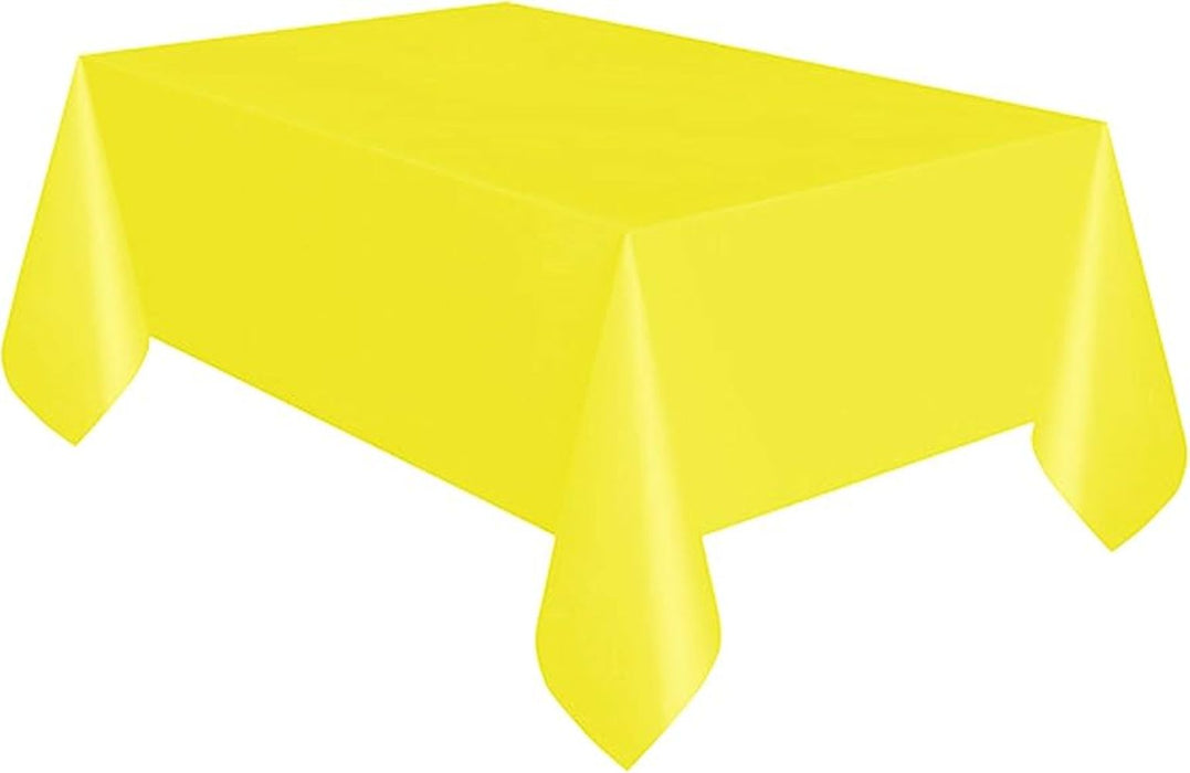 Tischdecke PVC Uni 137x274cm Compact Gelb