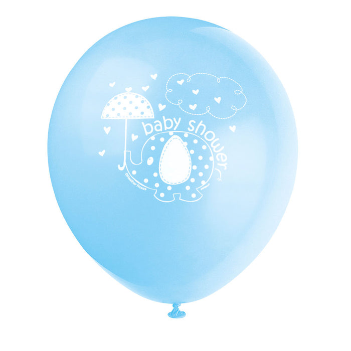 Luftballon Ø30cm Elephant Blau 30cmØ 8Stück
