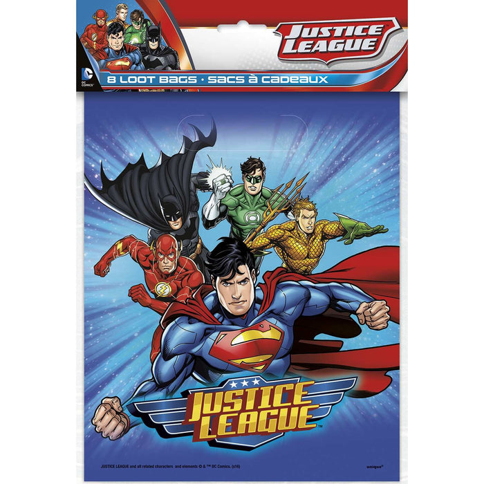 Geschenktüte PVC Justice League 8Stk.