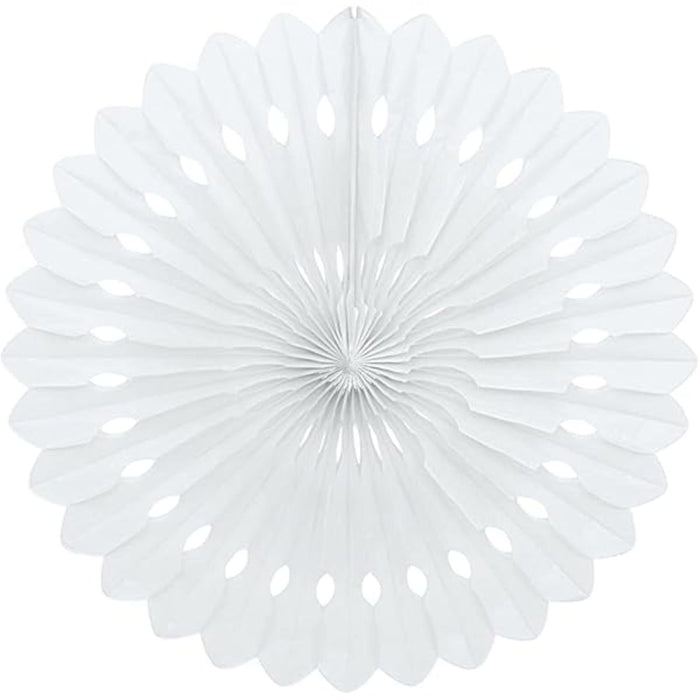 Dekofächer Uni 40cm/1St. Weiß