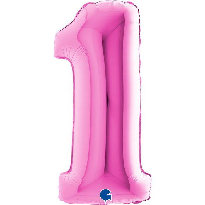 Riesenzahl Folienballon 40"/102cm | Pink #1