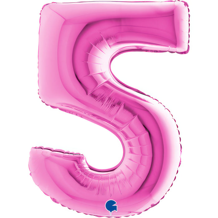 Riesenzahl Folienballon 40"/102cm | Pink #5