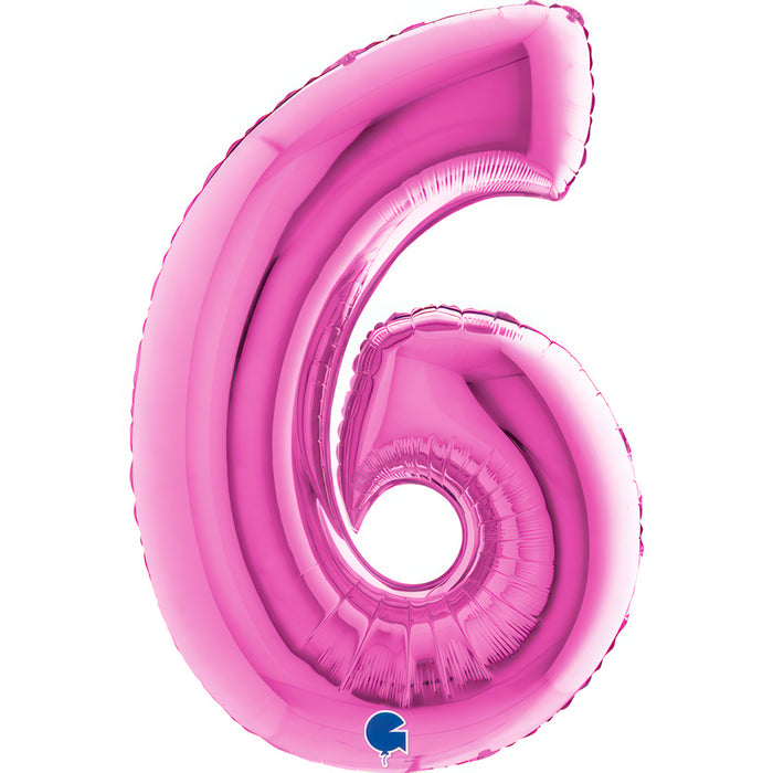 Riesenzahl Folienballon 40"/102cm | Pink #6