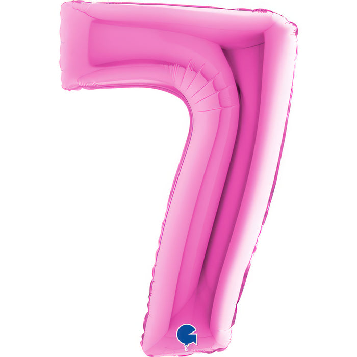 Riesenzahl Folienballon 40"/102cm | Pink #7