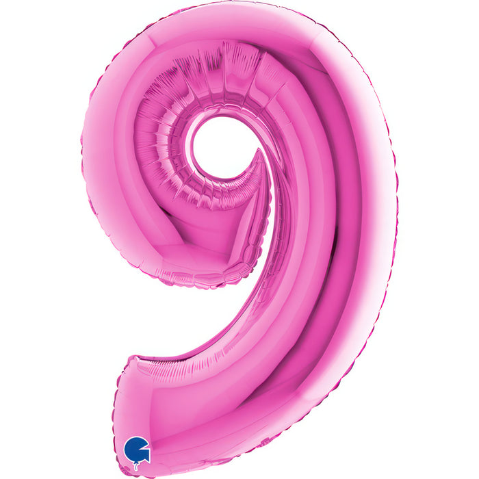 Riesenzahl Folienballon 40"/102cm | Pink #9