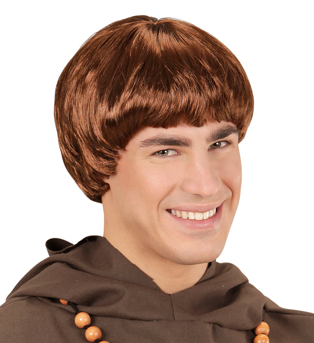 Perücke Mönch | Braun