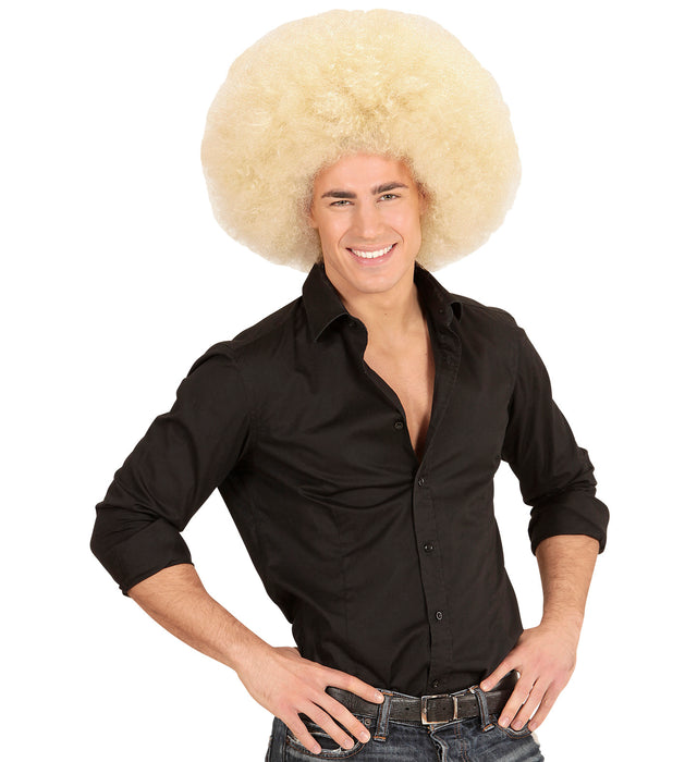 Riesen Afro Perücke für Erwachsene | Blond