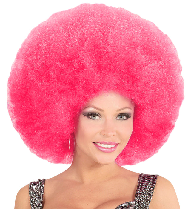 Riesen Afro Perücke für Erwachsene | Pink