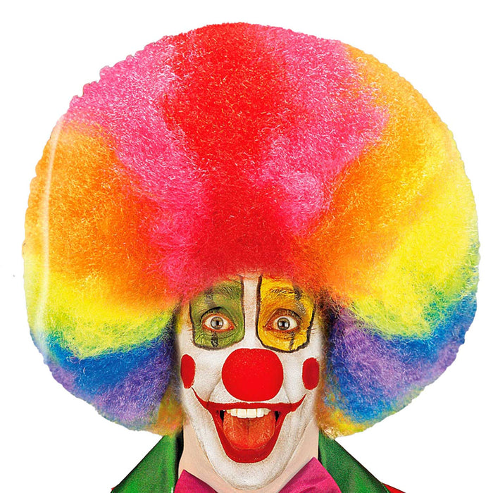 Riesen Afro Perücke für Erwachsene | Regenbogen