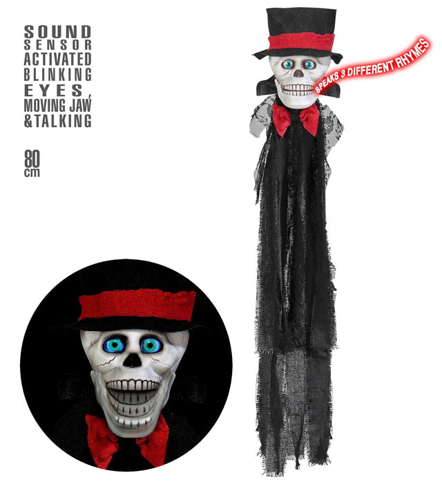 Hänge Figur Totenkopf Bräutigam 80 cm