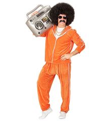 Party Trainingsanzug "Samt" für Herren | Orange