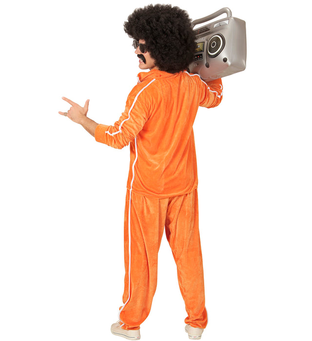 Party Trainingsanzug "Samt" für Herren | Orange