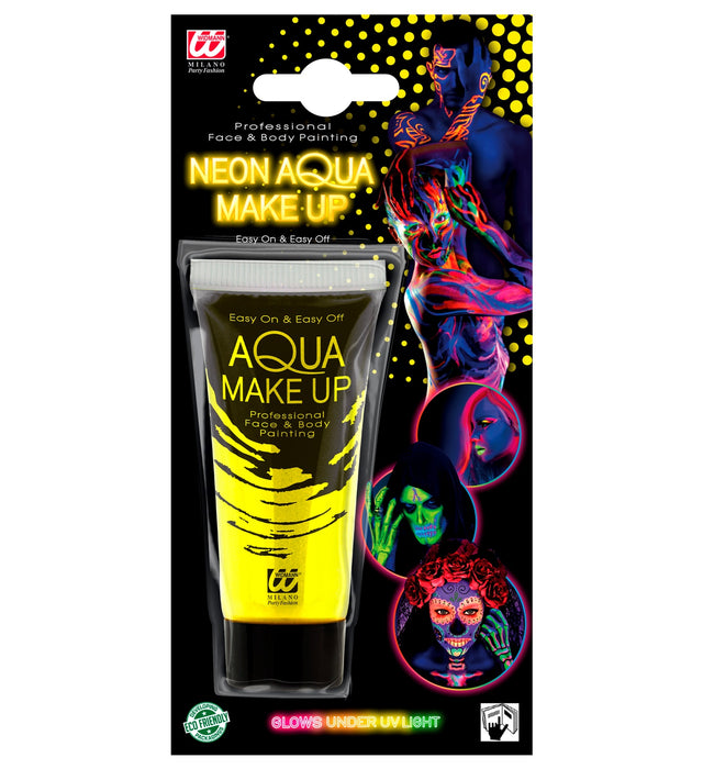 Aqua Make-up - Tube 30 ml | Neon Gelb
