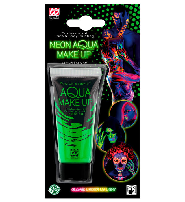 Aqua Make-up - Tube 30 ml | Neon Grün