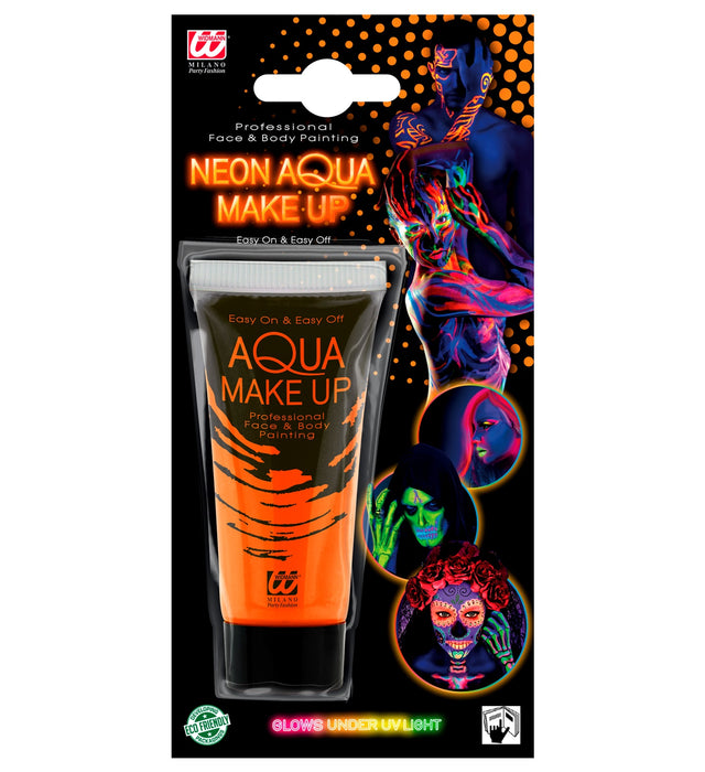 Aqua Make-up - Tube 30 ml | Neon Orange