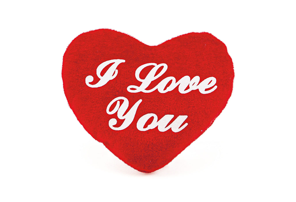 Plüsch Herz "I Love You" | Rot 13 cm