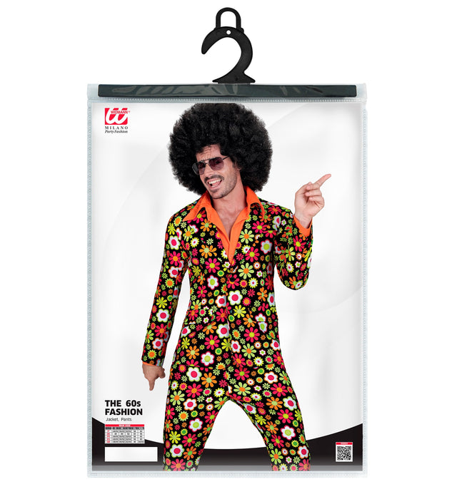 Hippie Anzug "Flowers" für Herren | Mehrfarbig - Kostüm 60er 70er Jahre