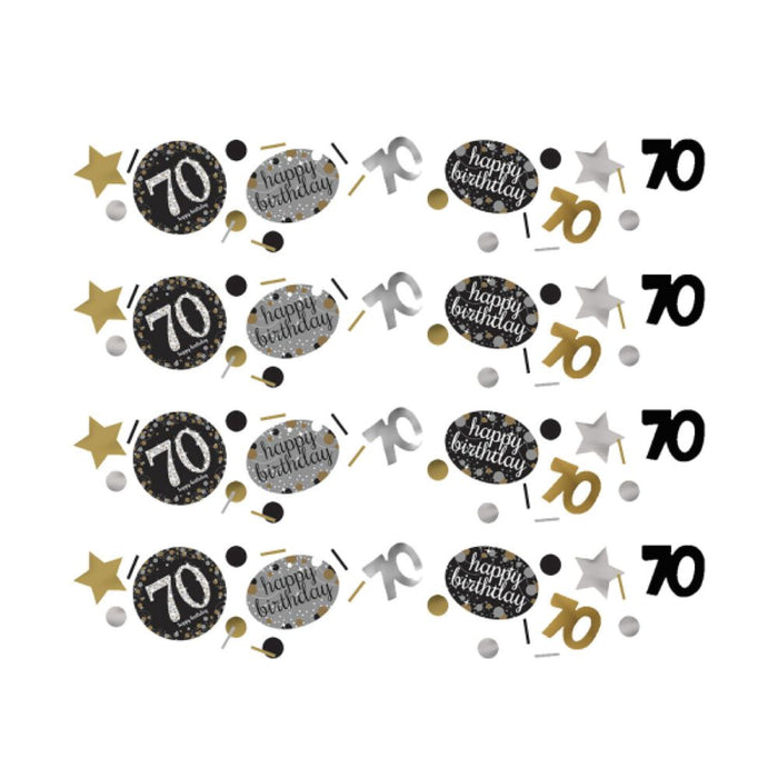 Konfetti Metall 34g Sparkling Gold #70