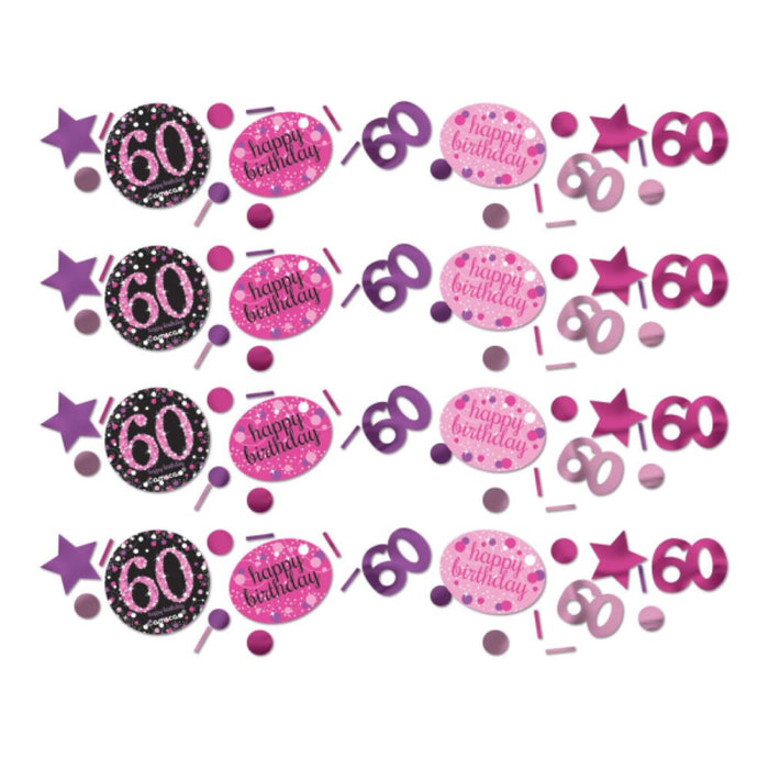 Konfetti Metall 34g Sparkling Pink #60