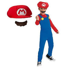 Kostüm Kid Super Mario Mario Gr. M (7-8J)