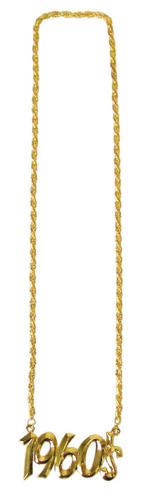 Goldene Halskette mit Jahreszahl 1960