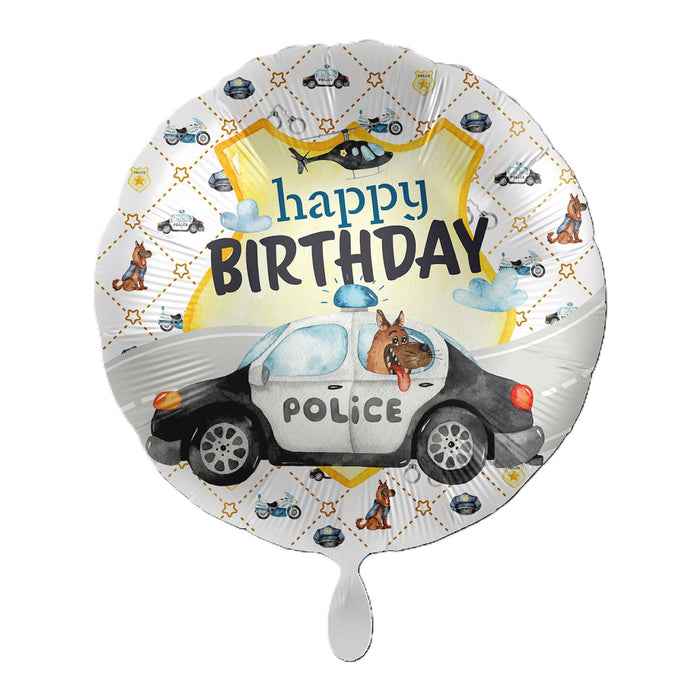 ABC18 Folienballon Ø 43cm "Happy Birthday"