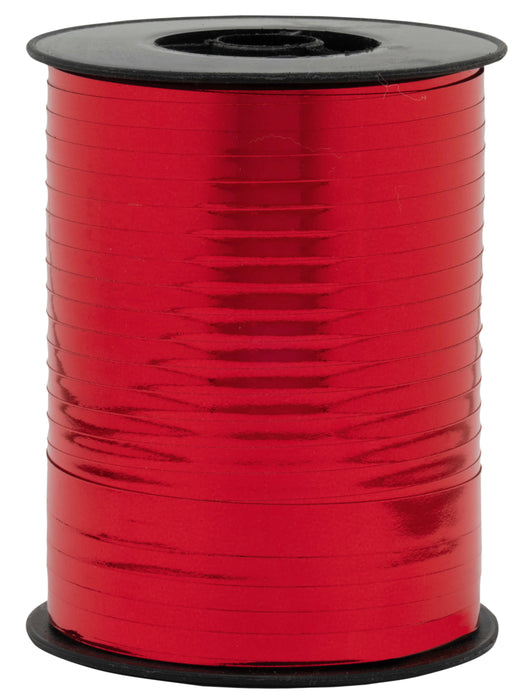 Geschenkband Polyband 10mm/250m Metallic Rot