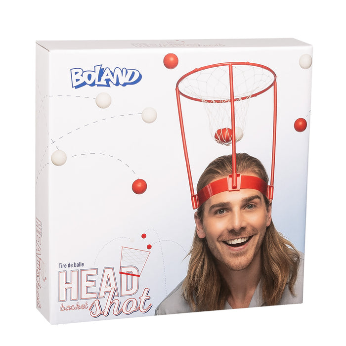 Party Trinkspiel "Head basket shot" | Korb + 20 Bälle