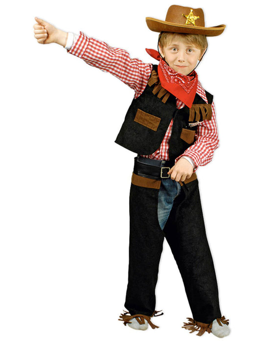 Cowboy Clive Kostüm für Kinder 3-tlg.