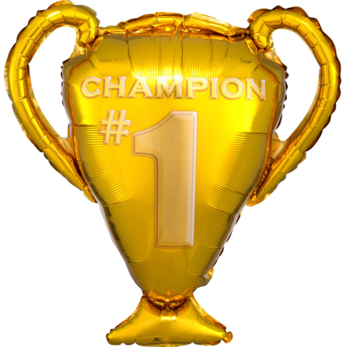 Shape Folienballon "Goldpokal #1" | 71cm 63 x 71 cm