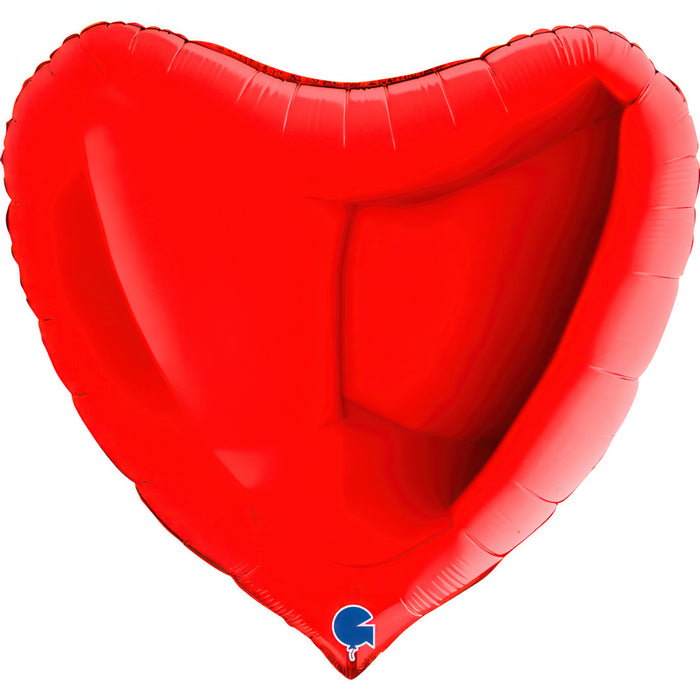 ABC36 Uni Herz 91 cm ø | Rot