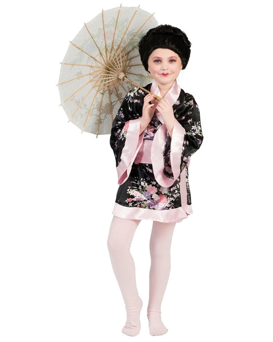 Japanerin Kimono Yuki Kostüm für Mädchen