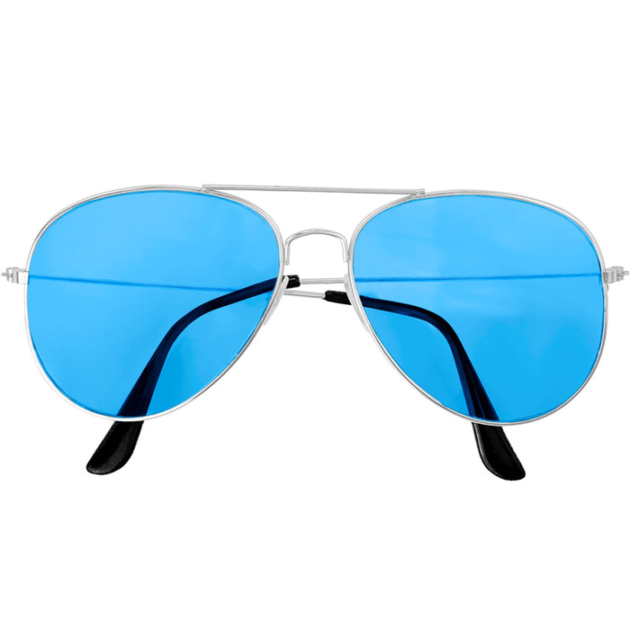 Pilotenbrille mit getönten Gläsern | Blau