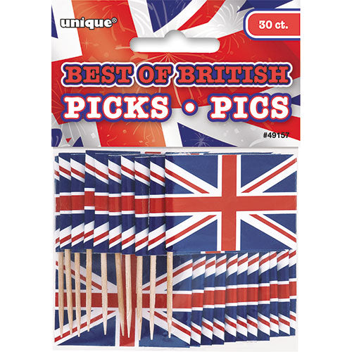 Picker Flagge Großbritannien 30St.