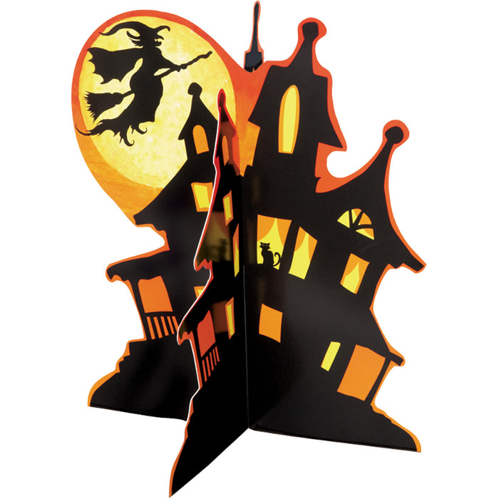 Tischaufsteller Spooky Hollow 3D Haus, 1 Stück