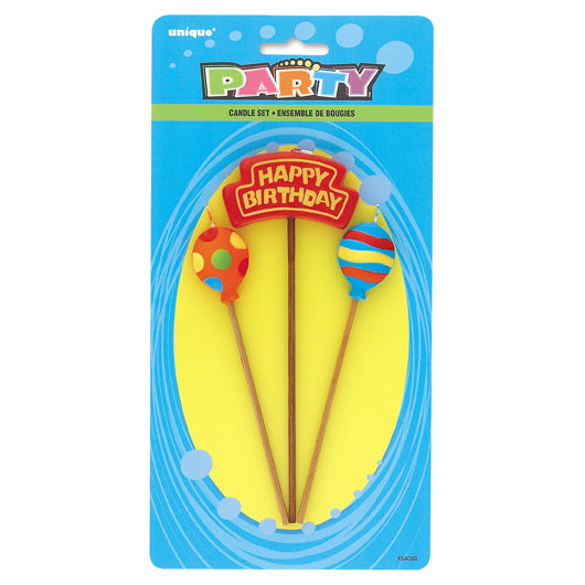 Kerzen HB Ballons am Stab