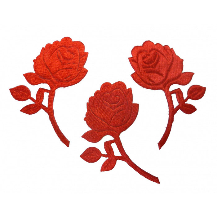 Dekoelemente Stoffrose rot
