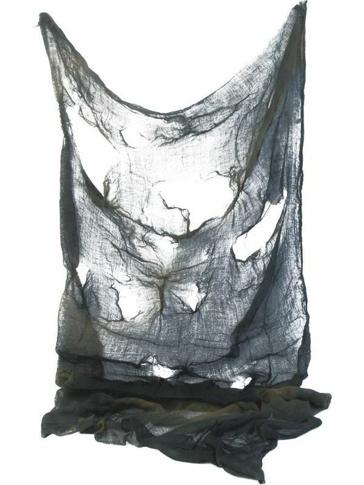 Stofftuch Halloween 183x76cm Schwarz, Grau sort