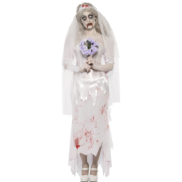 Kostüm Lady Zombie Bride incl. Schleier Gr.L