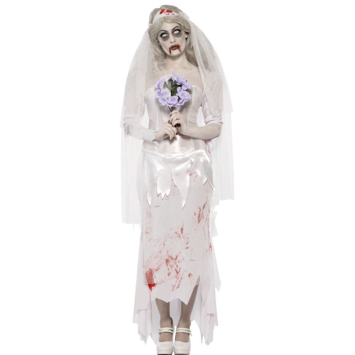Kostüm Lady Zombie Bride incl. Schleier Gr.L