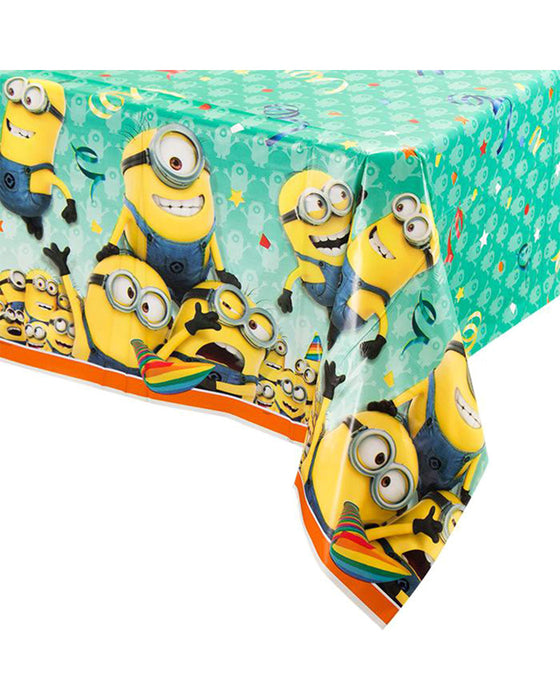 "Minions" PVC Tischdecke 137x213cm 43133 | Kinder Geburtstag Partydekoration