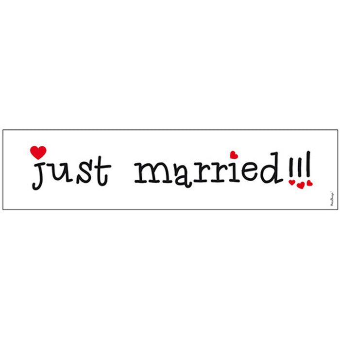 Schild Just Married 50x11,5cm