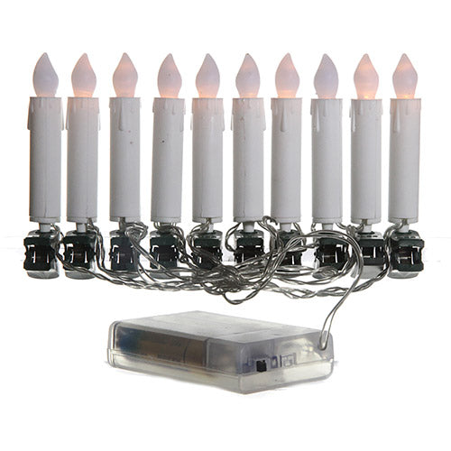 Lichterkette LED Christb.kerze 10S