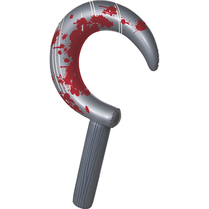 Aufblasbare Sichel mit Blut 61cm