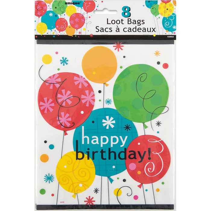 Geschenktüte PVC 18x22cm/8St. HB Breezy