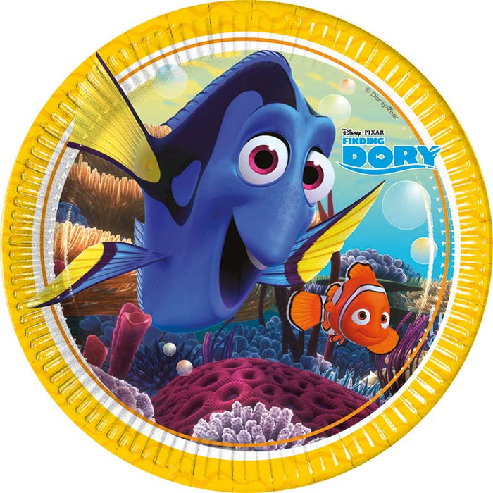 Pappteller Finding Dory 23cmØ/8 St.