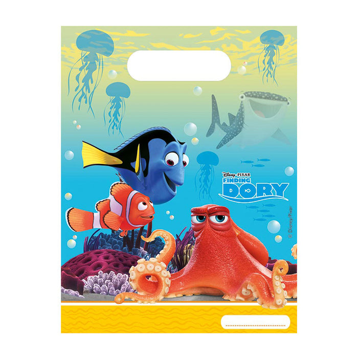 Geschenktüte PVC Finding Dory 6Stk./18x21cm
