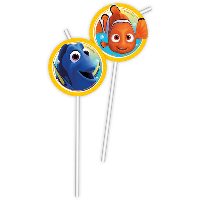 Strohhalm PVC Finding Dory 6Stk.